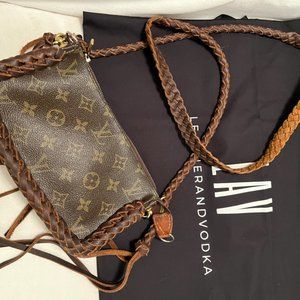 Leather & Vodka revamped authentic LV bag